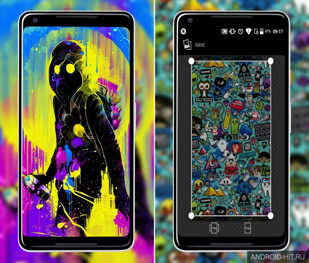 Скриншот Graffiti Wallpapers на андроид