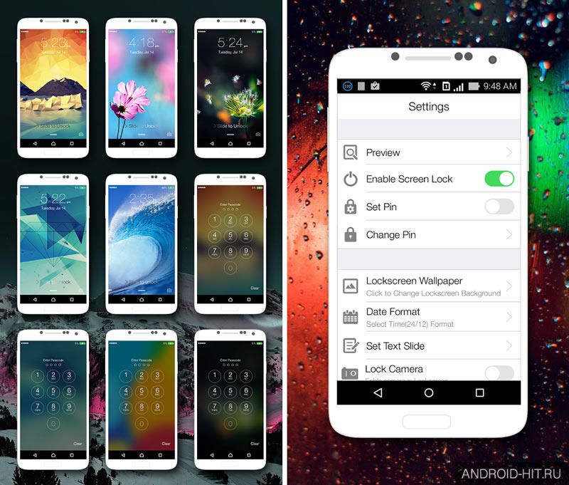 Скриншот Lock Screen OS 9 на андроид