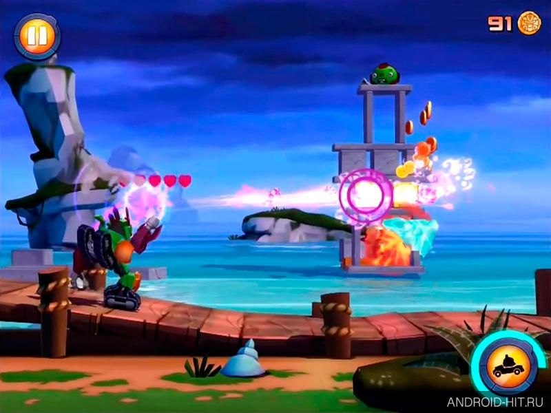 Скриншот Angry Birds Transformers на андроид