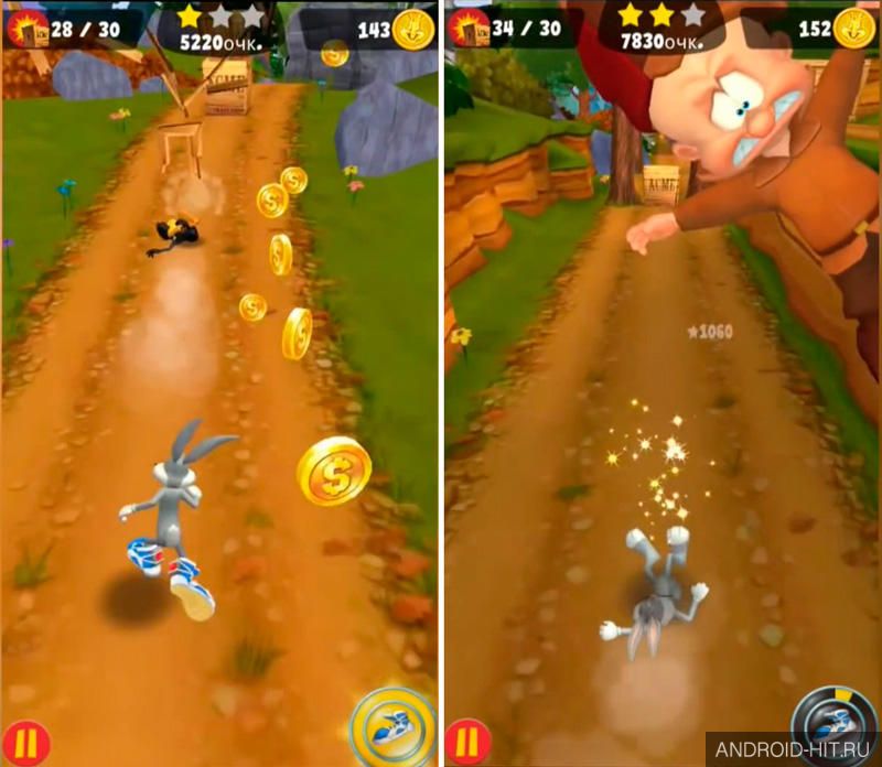 Скриншот Looney Tunes Dash! на андроид Скриншот Looney Tunes Dash! на андроид