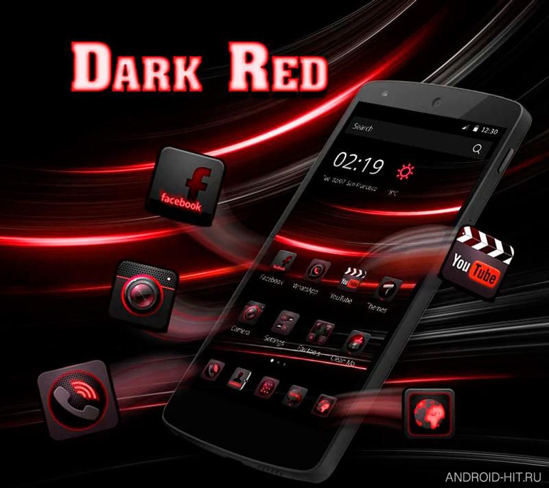 Скриншот Dark Red HD обои на андроид Скриншот Dark Red HD обои на андроид