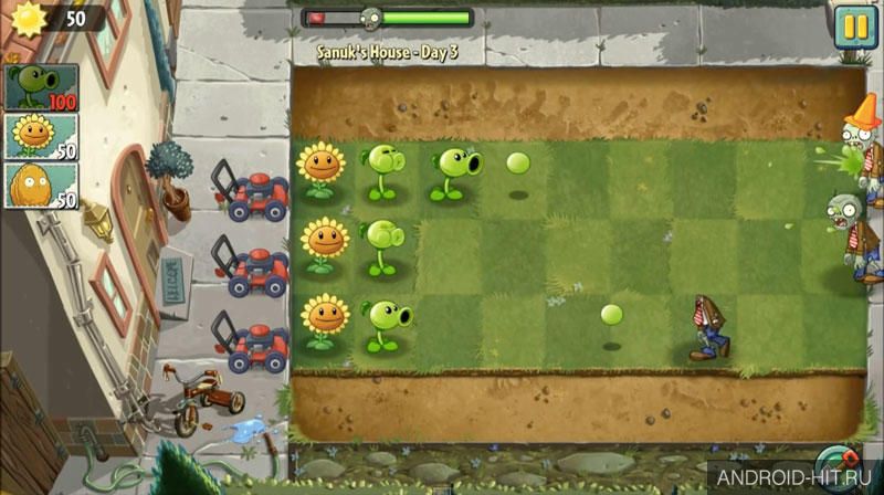 Скриншот Plants vs. Zombies 2 на андроид