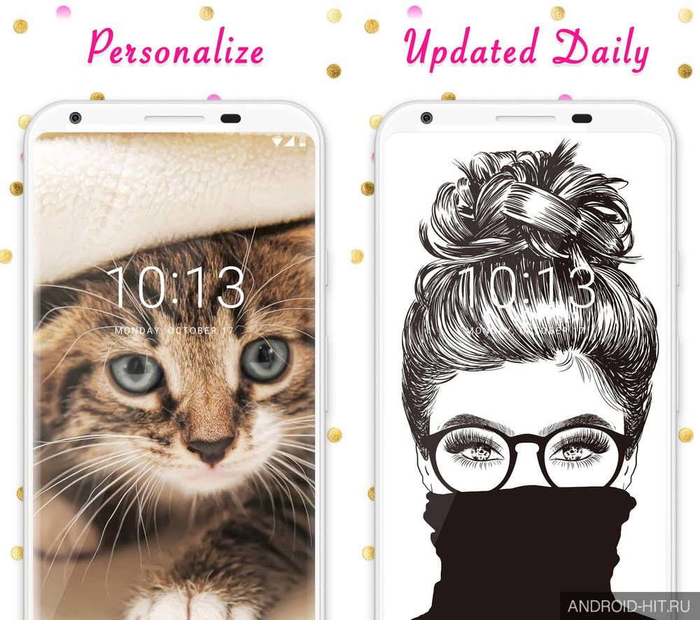 Скриншот Girly Wallpapers & Backgrounds на андроид