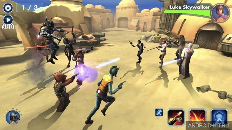 Скриншот Star Wars: Galaxy of Heroes на андроид Скриншот Star Wars: Galaxy of Heroes на андроид