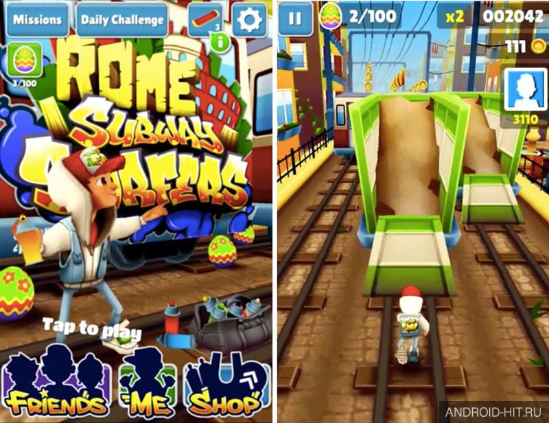 Скриншот Subway Surfers на андроид