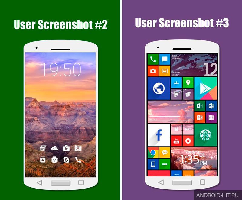 Скриншот SquareHome 2 - Launcher на андроид