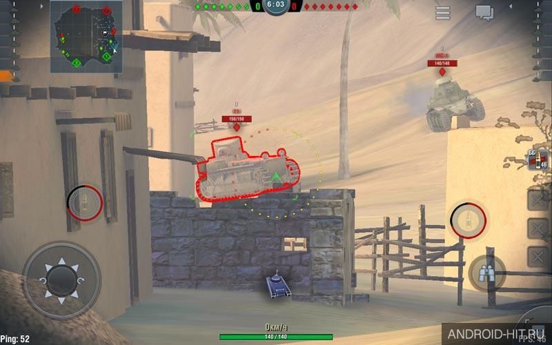 Скриншот World of Tanks Blitz на андроид