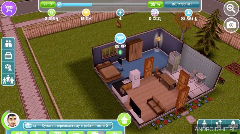 Скриншот The Sims 3 на андроид Скриншот The Sims 3 на андроид