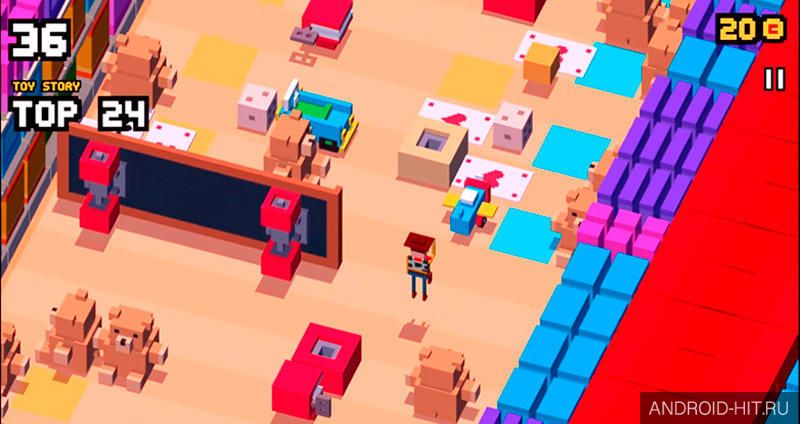 Скриншот Disney Crossy Road на андроид