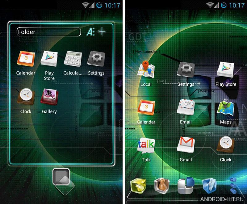 Скриншот Classic Next Launcher 3D Theme на андроид