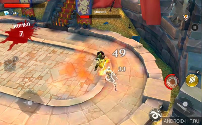 Скриншот Dungeon Hunter 5 на андроид