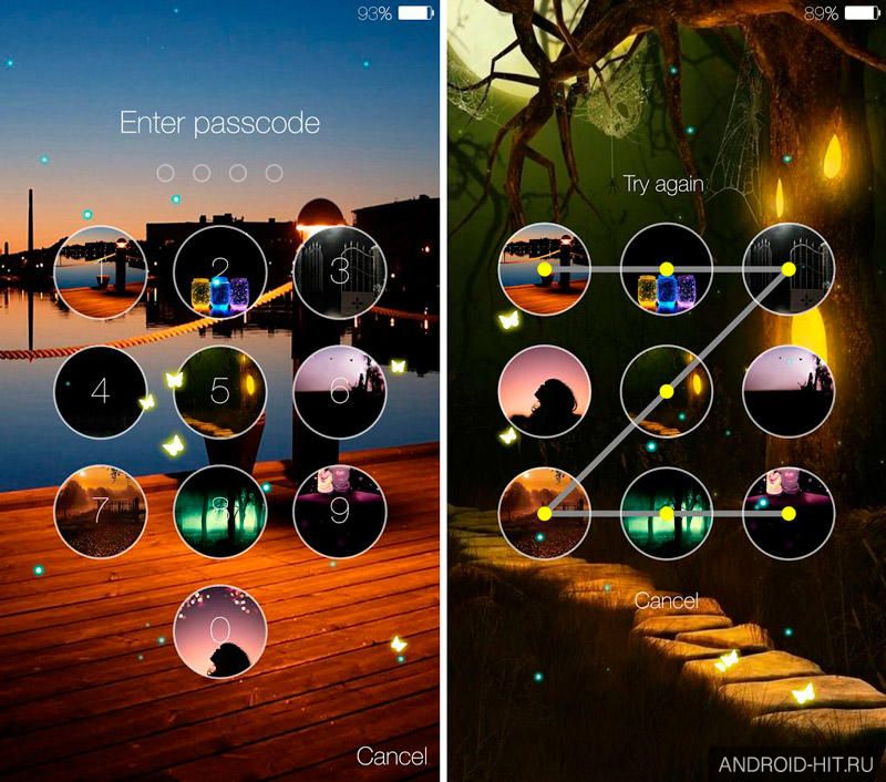 Скриншот Butterfly locksreen на андроид