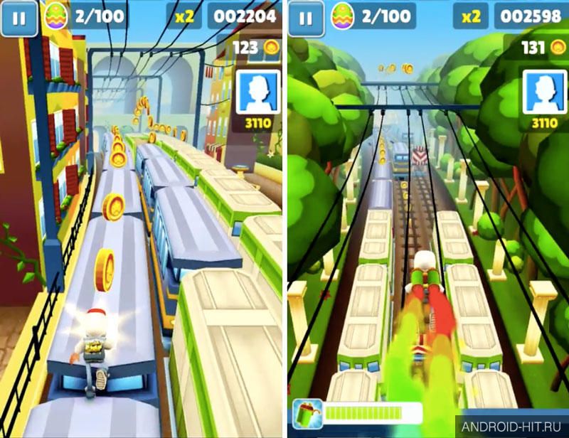 Скриншот Subway Surfers на андроид