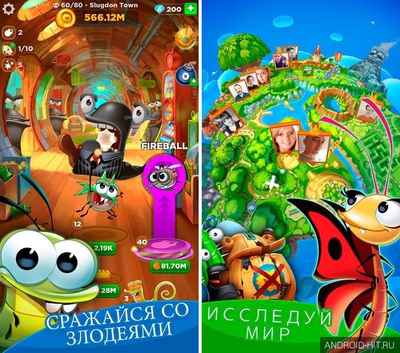 Скриншот Best Fiends Forever на андроид