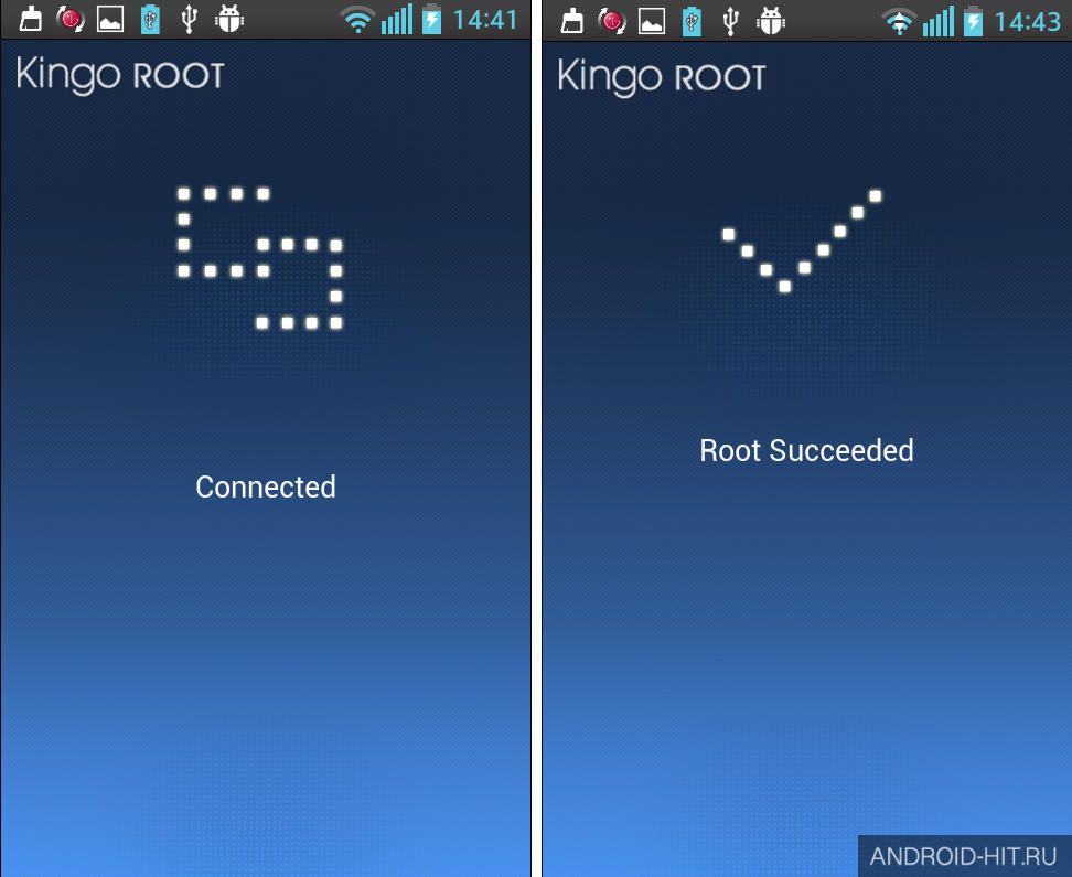 Скриншот Kingo Root на андроид Скриншот Kingo Root на андроид