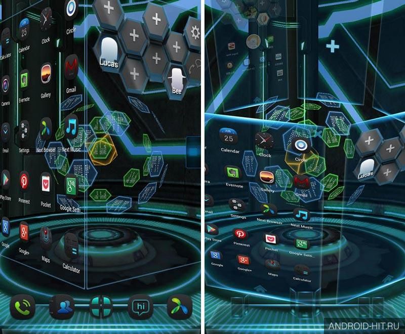 Скриншот Next Technology Theme 3D LWP на андроид Скриншот Next Technology Theme 3D LWP на андроид