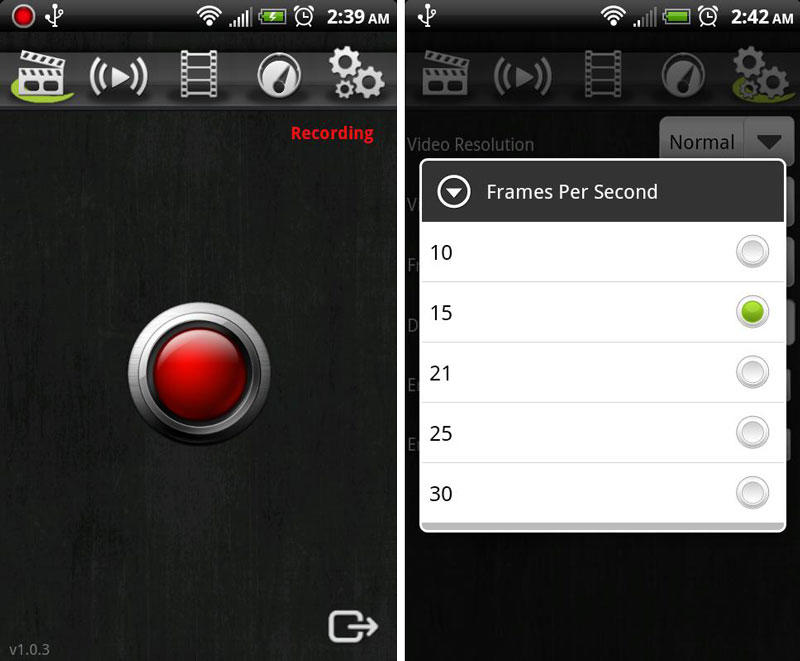 Скриншот Screencast Video Recorder на андроид