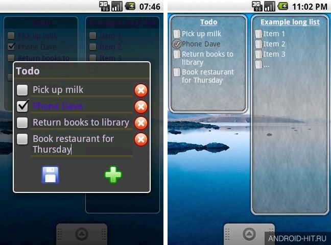 Скриншот To-Do List Widget на андроид