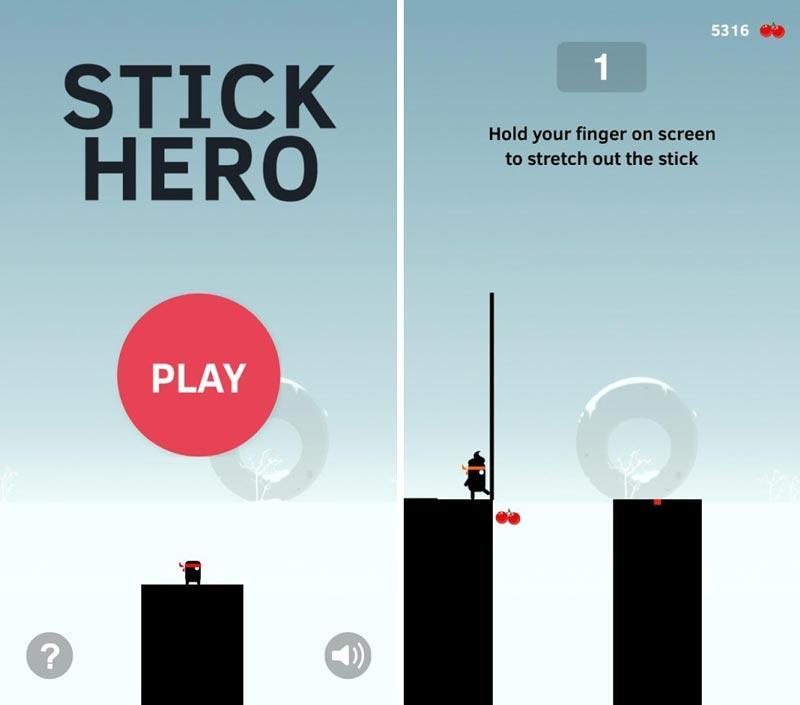 Скриншот Stick Hero на андроид