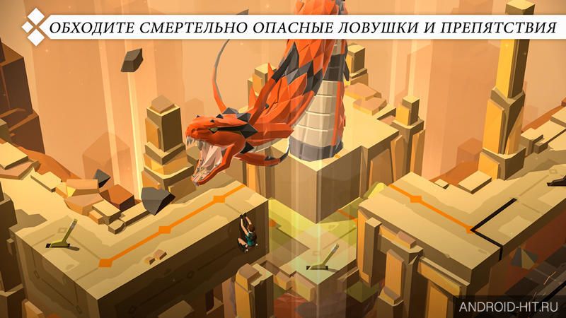 Скриншот Lara Croft GO на андроид