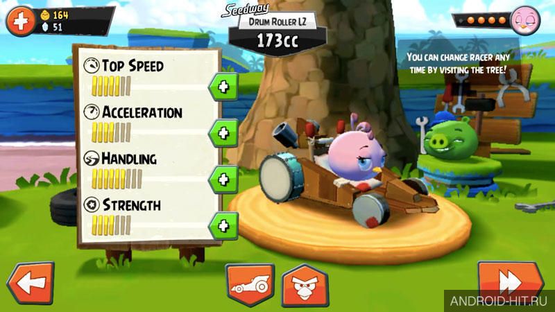 Скриншот Angry Birds Go! на андроид Скриншот Angry Birds Go! на андроид