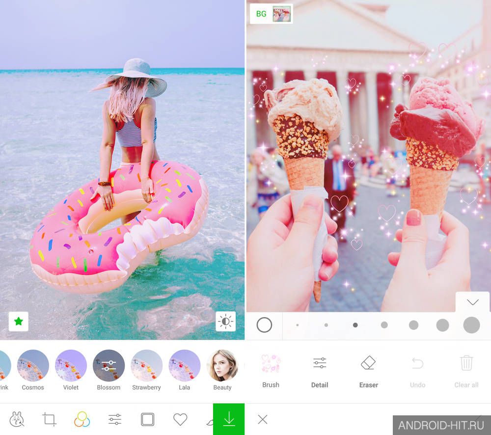 Скриншот LINE Camera на андроид