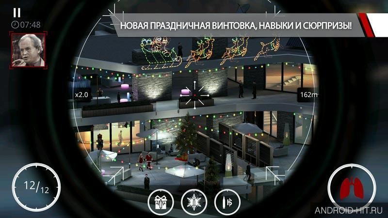 Скриншот Hitman: Sniper на андроид
