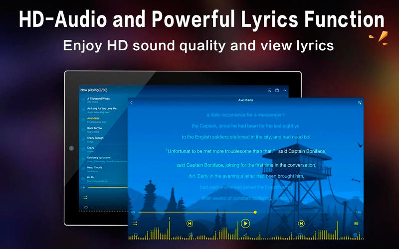 Скриншот Music Player - аудио плеер на андроид