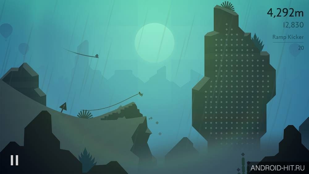 Скриншот Alto's Odyssey на андроид Скриншот Alto's Odyssey на андроид