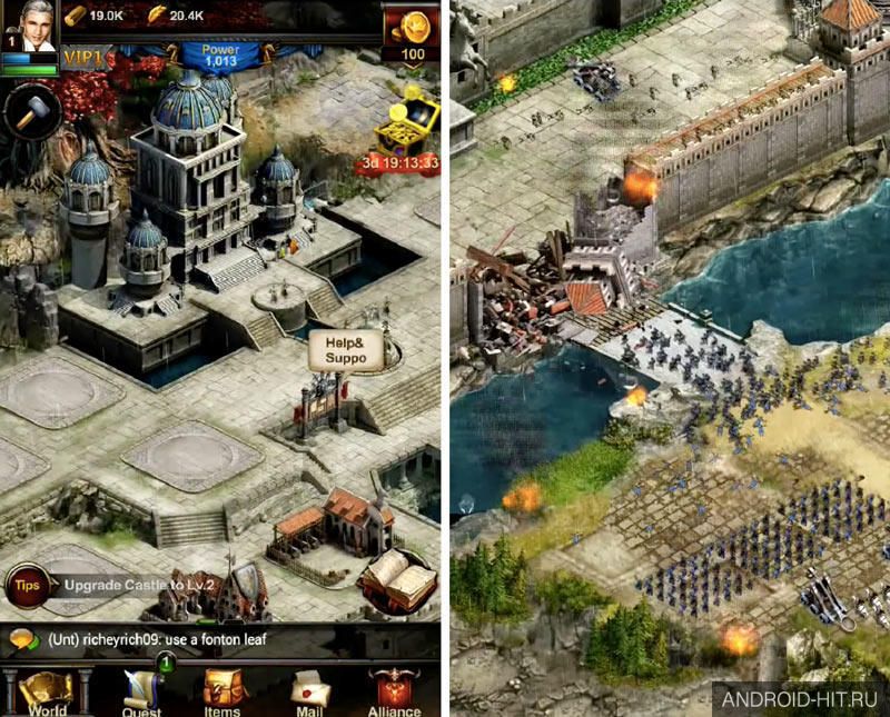 Скриншот Clash of Kings на андроид Скриншот Clash of Kings на андроид