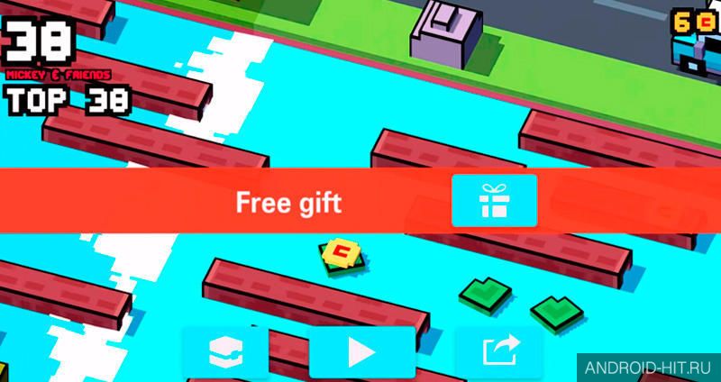 Скриншот Disney Crossy Road на андроид