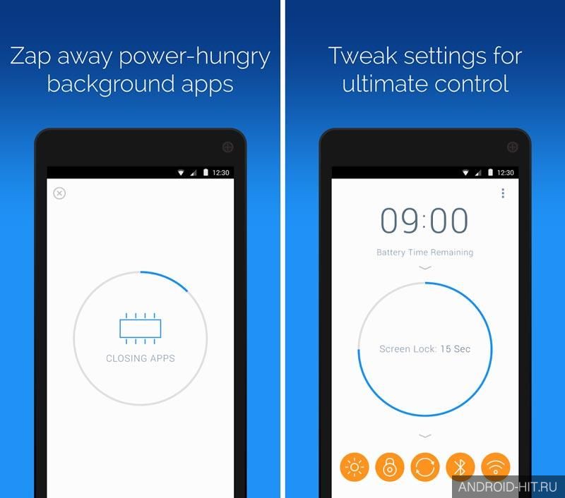 Скриншот Battery Time Saver & Optimizer на андроид
