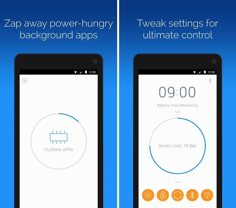 Скриншот Battery Time Saver & Optimizer на андроид