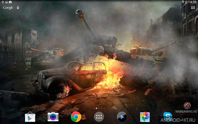 Скриншот Живые обои World of Tanks на андроид Скриншот Живые обои World of Tanks на андроид