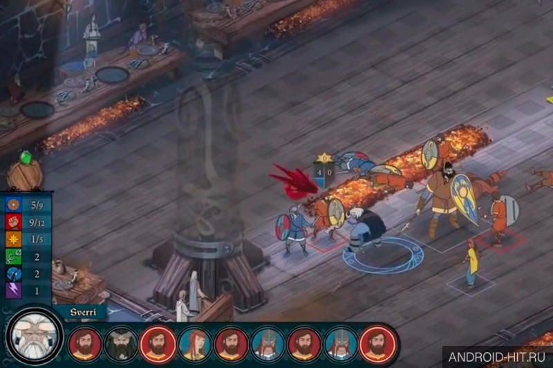 Скриншот The Banner Saga на андроид Скриншот The Banner Saga на андроид