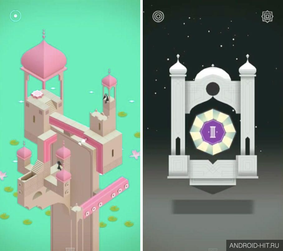 Скриншот Monument Valley на андроид Скриншот Monument Valley на андроид
