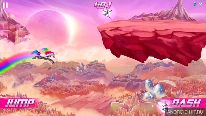 Скриншот Robot Unicorn Attack 2 на андроид