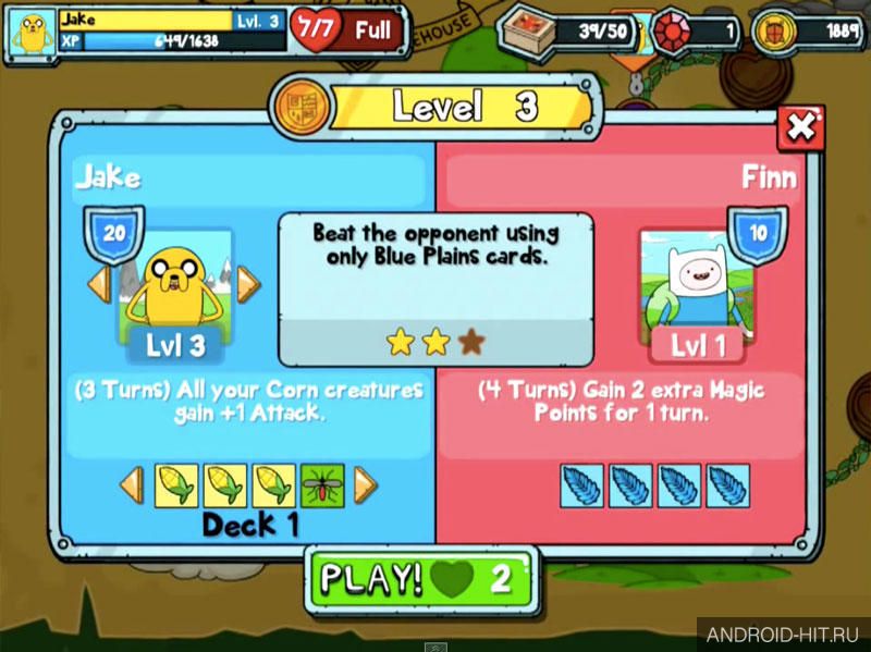 Скриншот Card Wars - Adventure Time на андроид