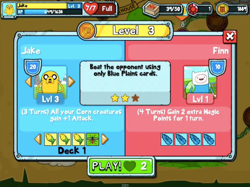 Скриншот Card Wars - Adventure Time на андроид