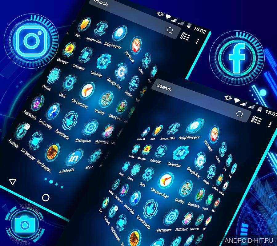 Скриншот Technology Launcher Theme на андроид