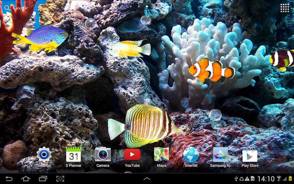 Скриншот Аквариум Живые Обои на андроид