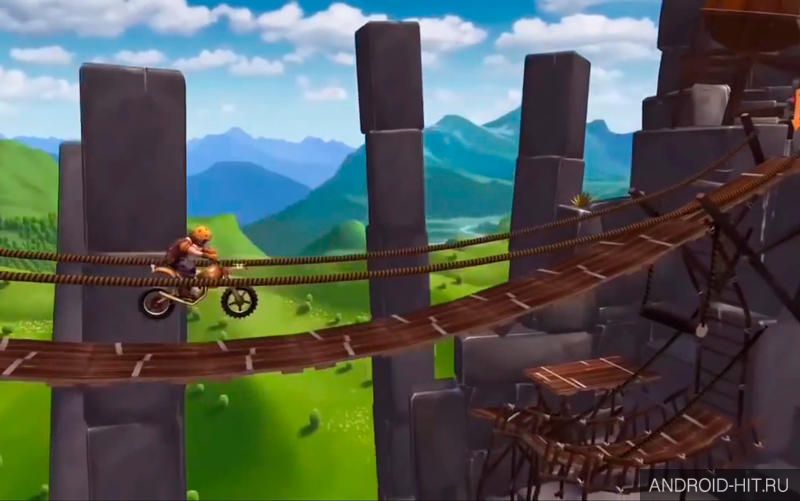 Скриншот Trials Frontier на андроид Скриншот Trials Frontier на андроид