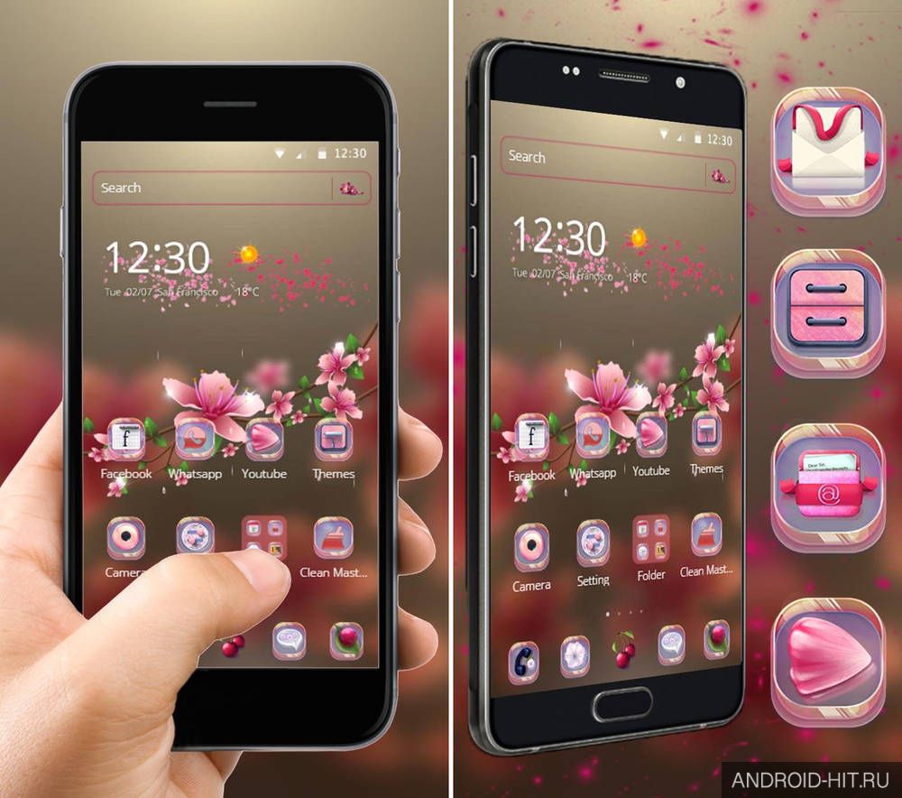 Скриншот Sakura Transparent на андроид