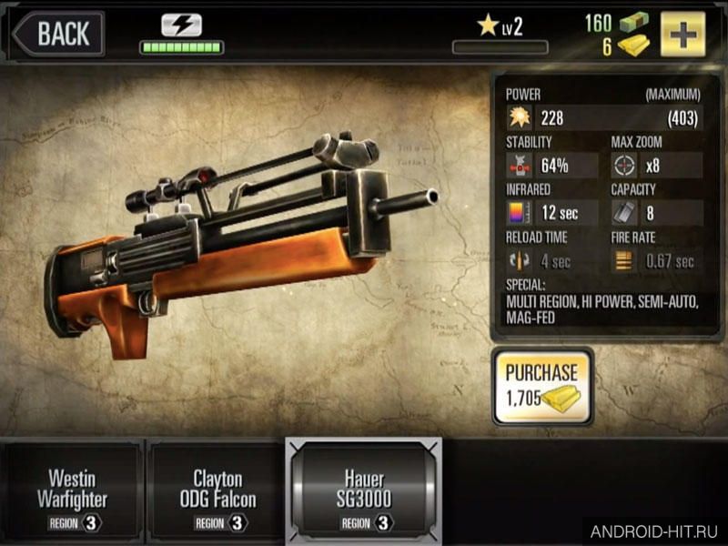 Скриншот DEER HUNTER 2018 на андроид