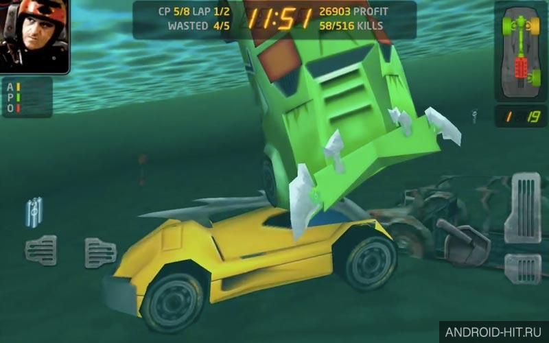 Скриншот Carmageddon на андроид