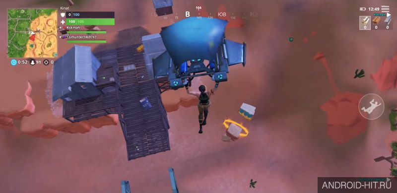 Скриншот Fortnite на андроид