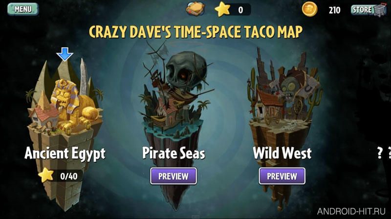 Скриншот Plants vs. Zombies 2 на андроид