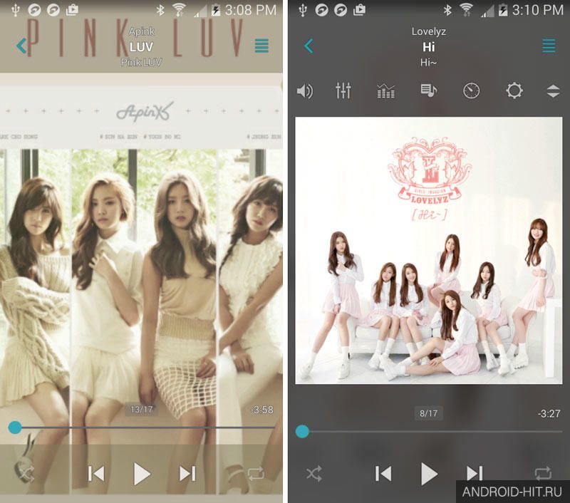 Скриншот jetAudio Music Player на андроид