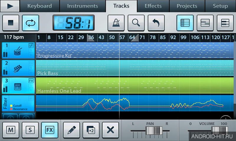 Скриншот FL Studio Mobile на андроид