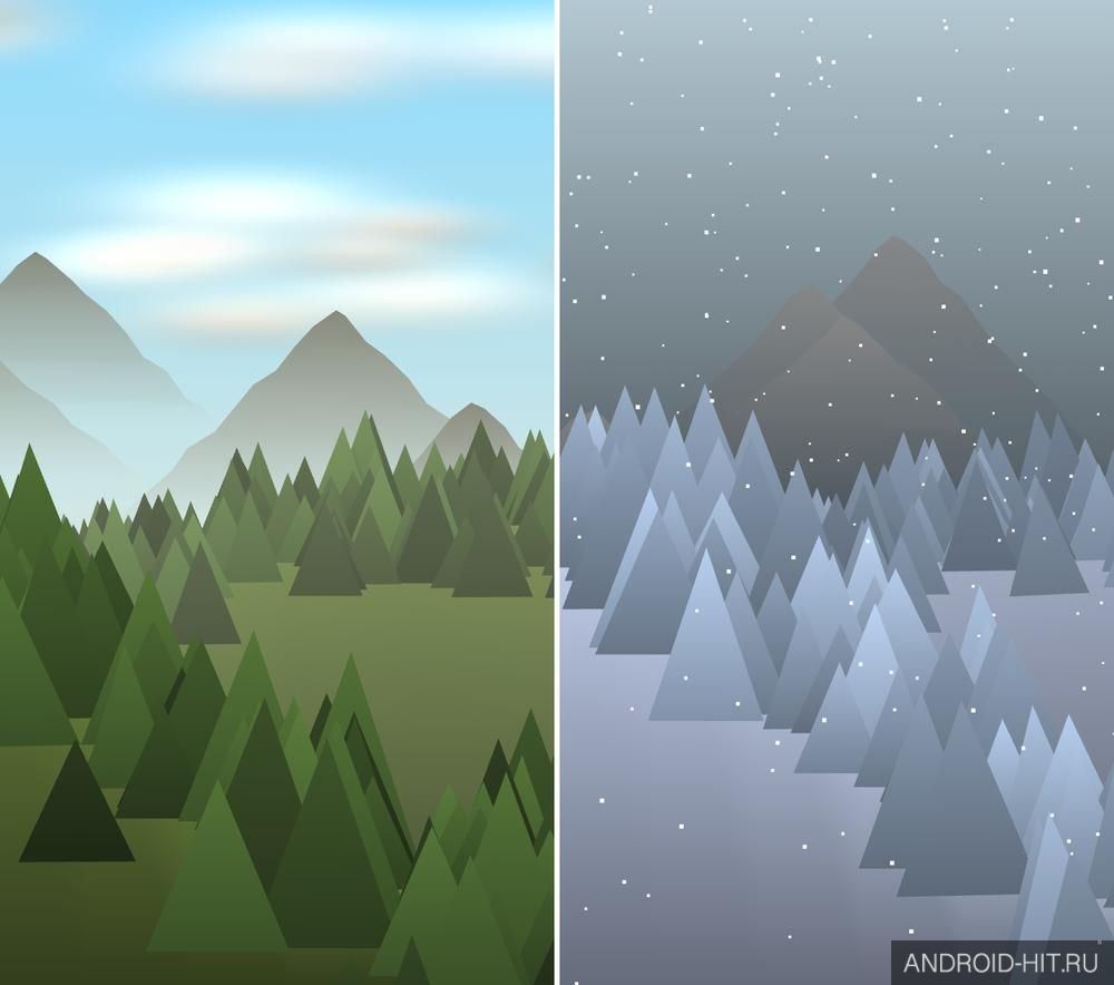 Скриншот Forest Live Wallpaper на андроид Скриншот Forest Live Wallpaper на андроид